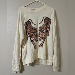 Tiger crewneck sweater